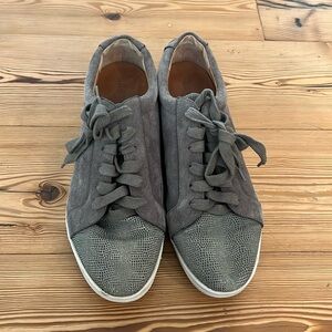 Gentle Souls By Kenneth Cole Womens Haddie Fashion Shoes Gray Suede Size 9.5 M